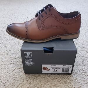 Stacy Adams  DICKINSON BOYS CAP TOE OXFORD NON LEATHER OUTSOLE